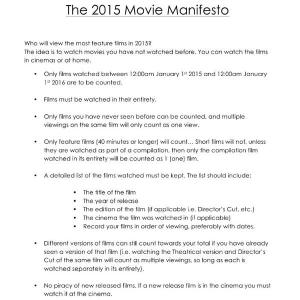 movie manifesto